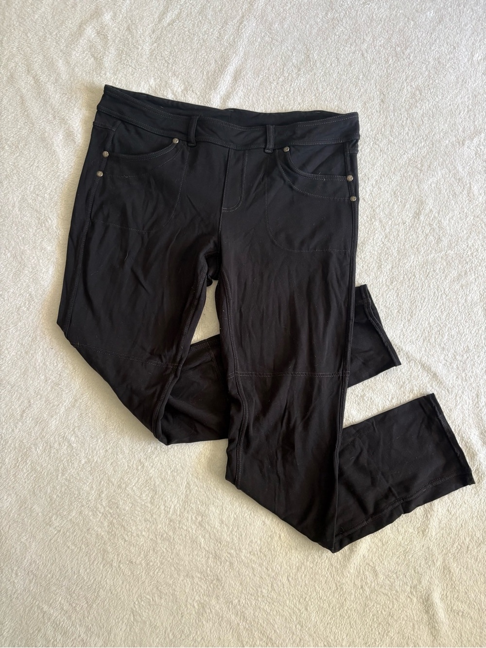 Athleta Bettona Black Stretchy Jeggings Jeans